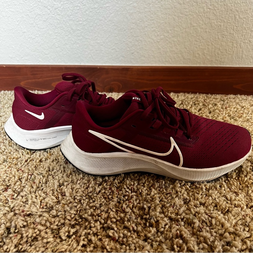 Maroon Nike Air Zoom Pegasus Sneakers